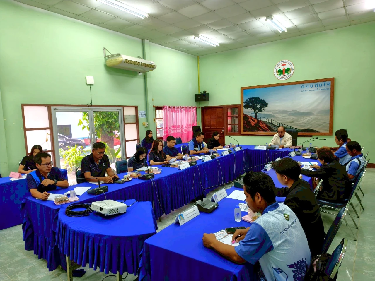 การประชุมสภาองค์การบริหารส่วนตำบลแม่คะตวน สมัยวิสามัญ สมัยที่ 1 ประจำปี 2569